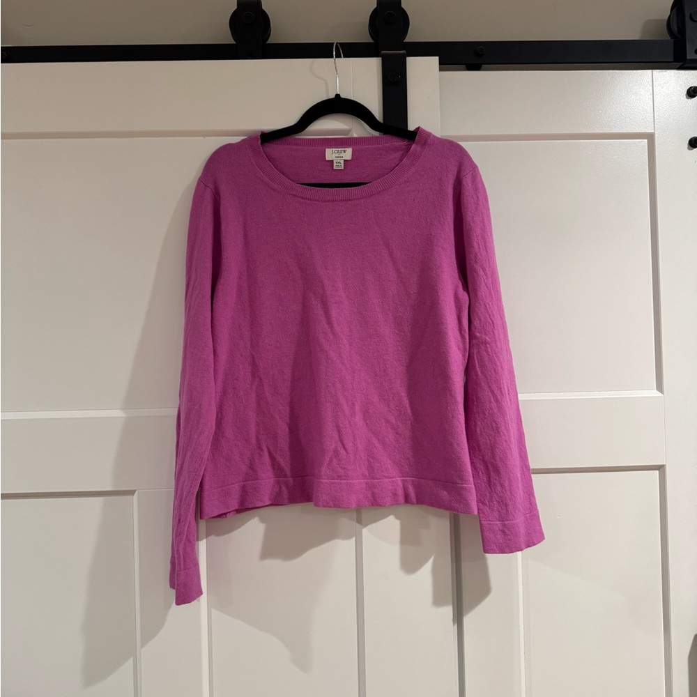 J. Crew Pink‎ Long Sleeve Sweater